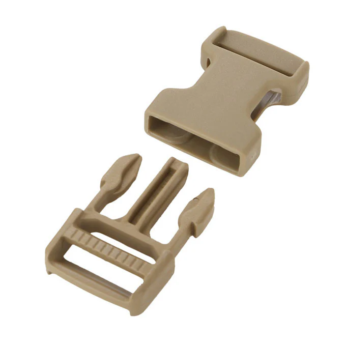1" Duraflex Stealth Size Squeeze Buckle