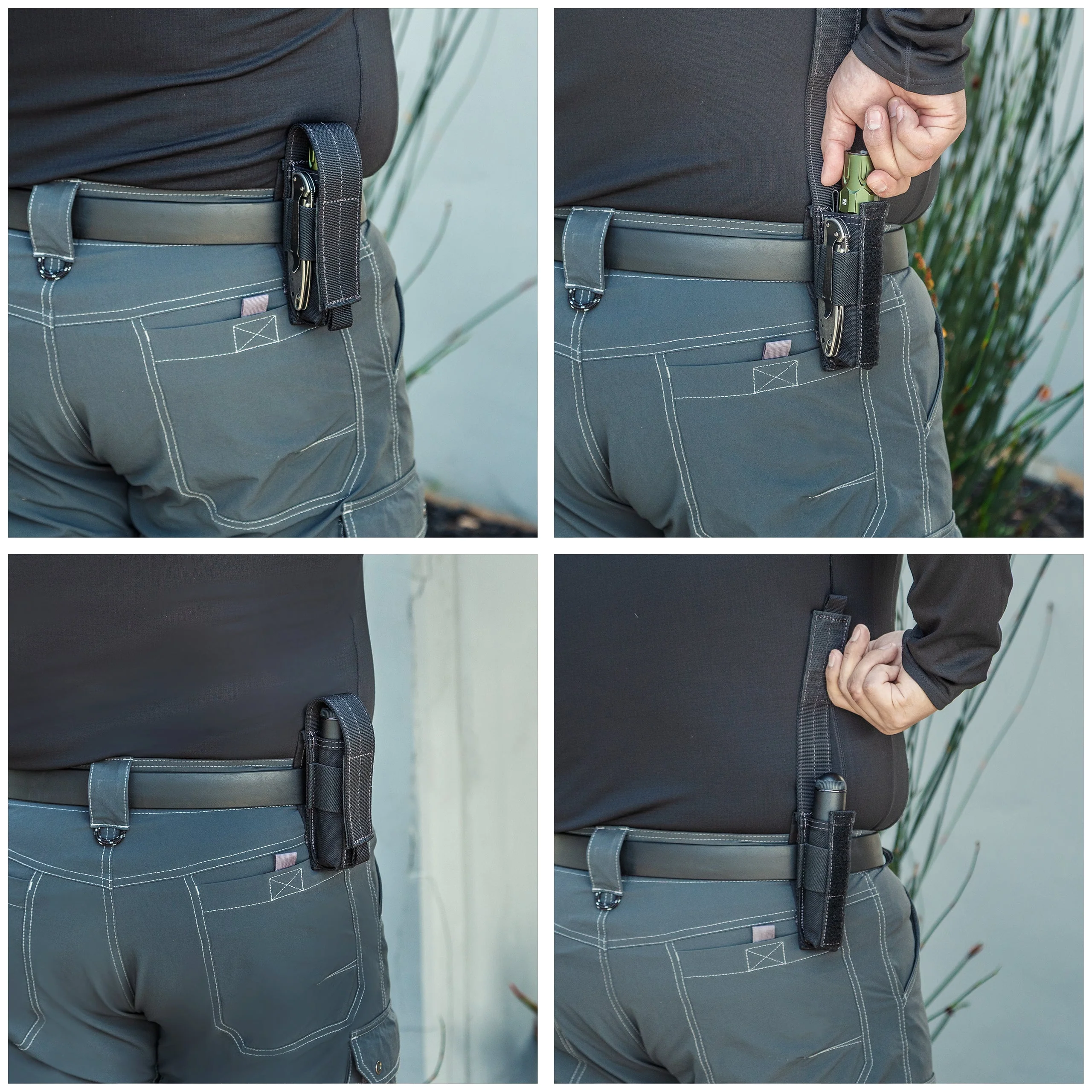 5" Flashlight Sheath  (Black) (Buy 1 Get 1 Free. Mix and Match in Multiples of 2. All Sales Final.) - Image 4