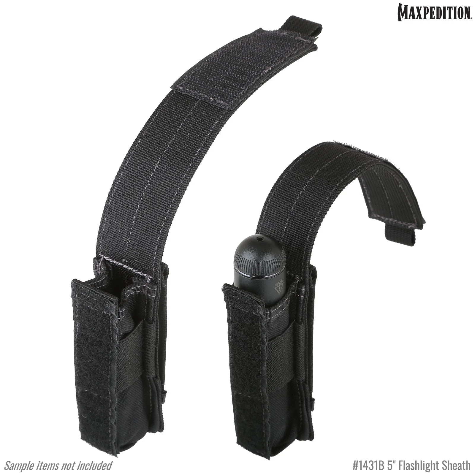 5" Flashlight Sheath  (Black) (Buy 1 Get 1 Free. Mix and Match in Multiples of 2. All Sales Final.) - Image 6