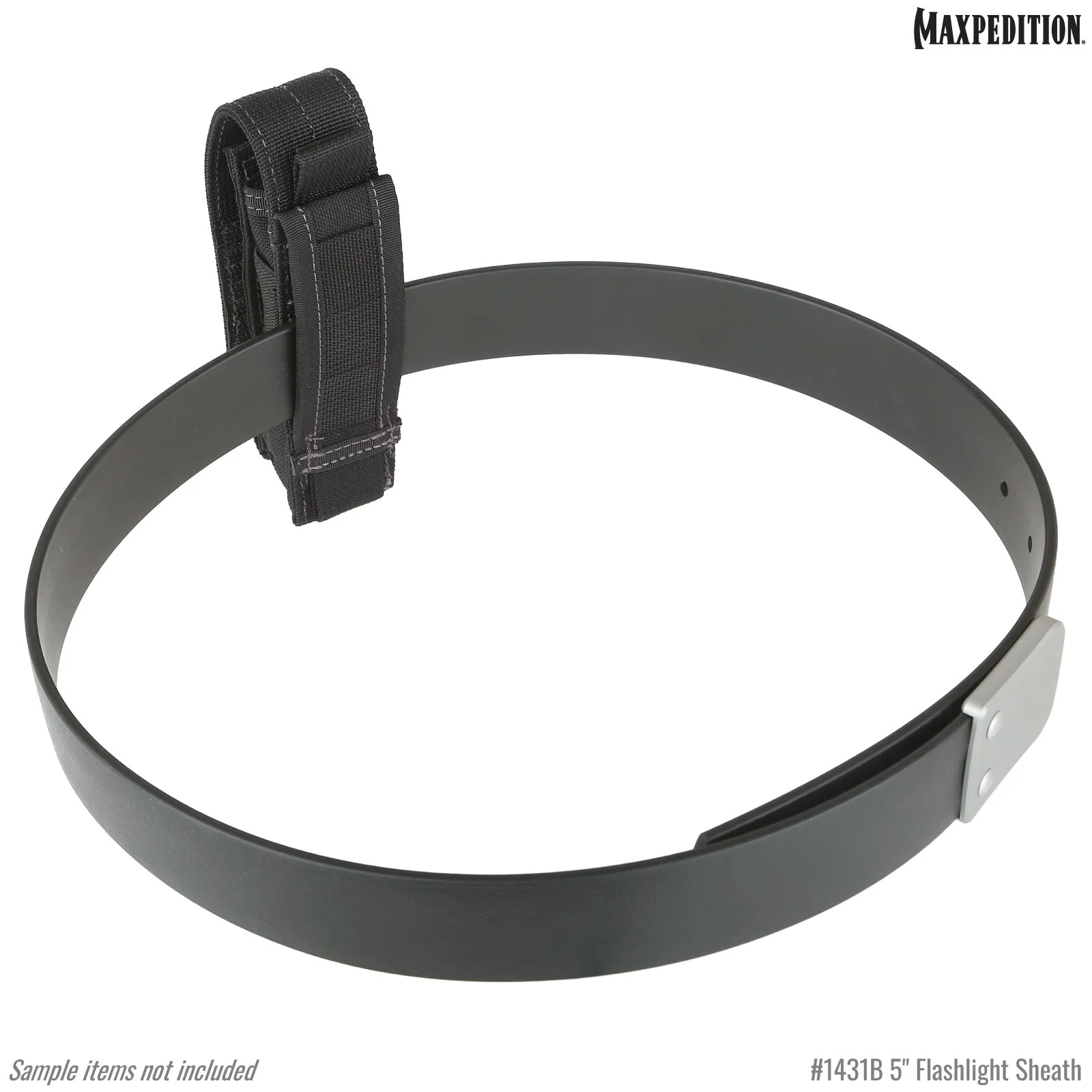 5" Flashlight Sheath  (Black) (Buy 1 Get 1 Free. Mix and Match in Multiples of 2. All Sales Final.) - Image 7