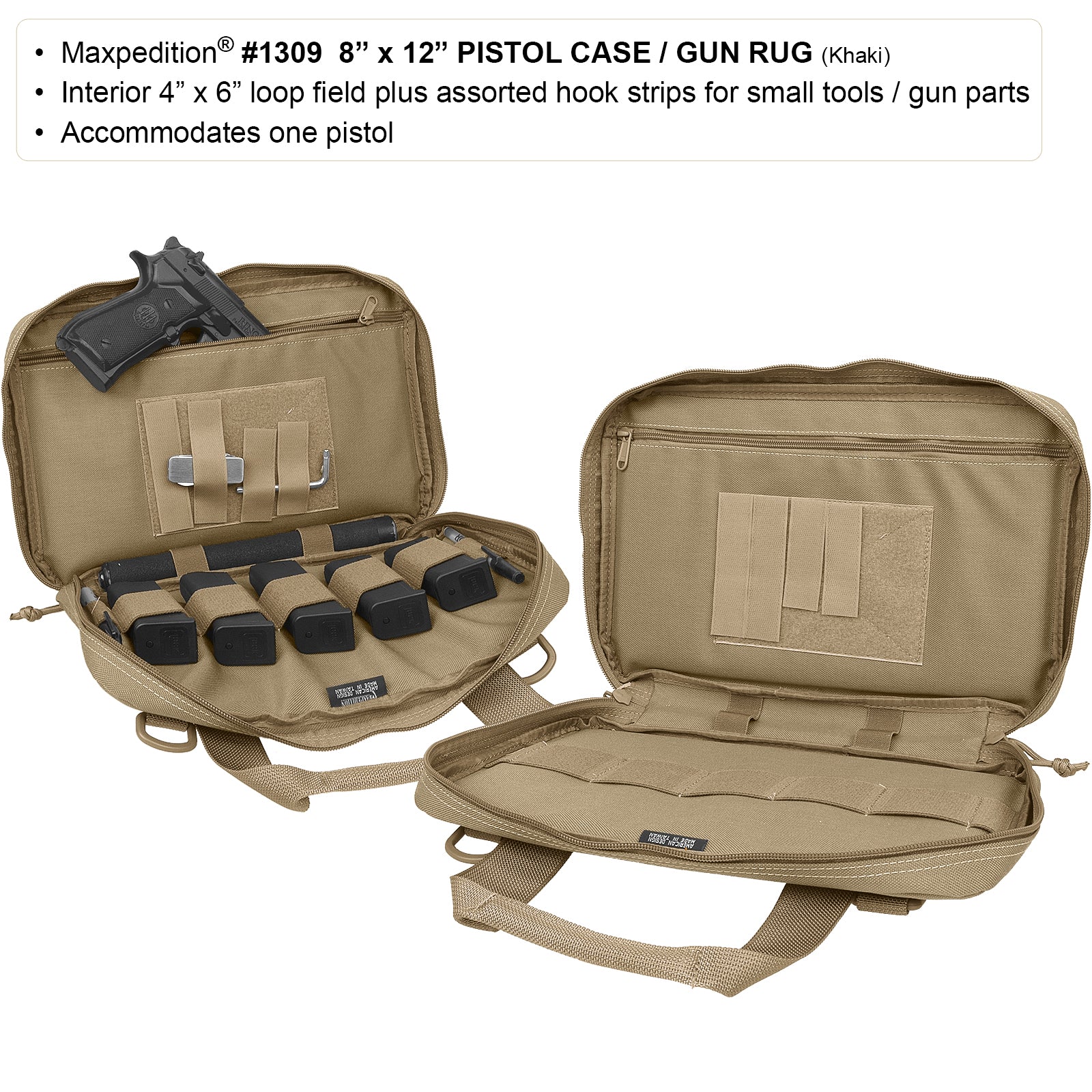 8" x 12" Padded Pistol Case/Gun Rug (Buy 1 Get 1 Free. Mix and Match in Multiples of 2. All Sales Final.) - Image 3