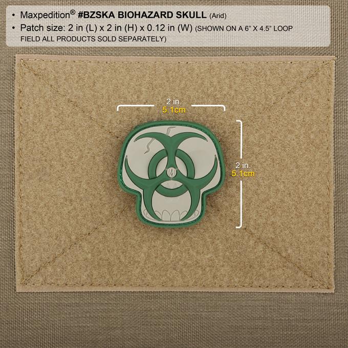 Biohazard Skull Morale Patch - Image 4