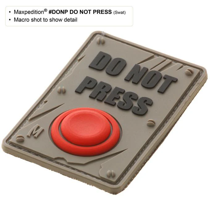 Do Not Press Morale Patch - Image 3
