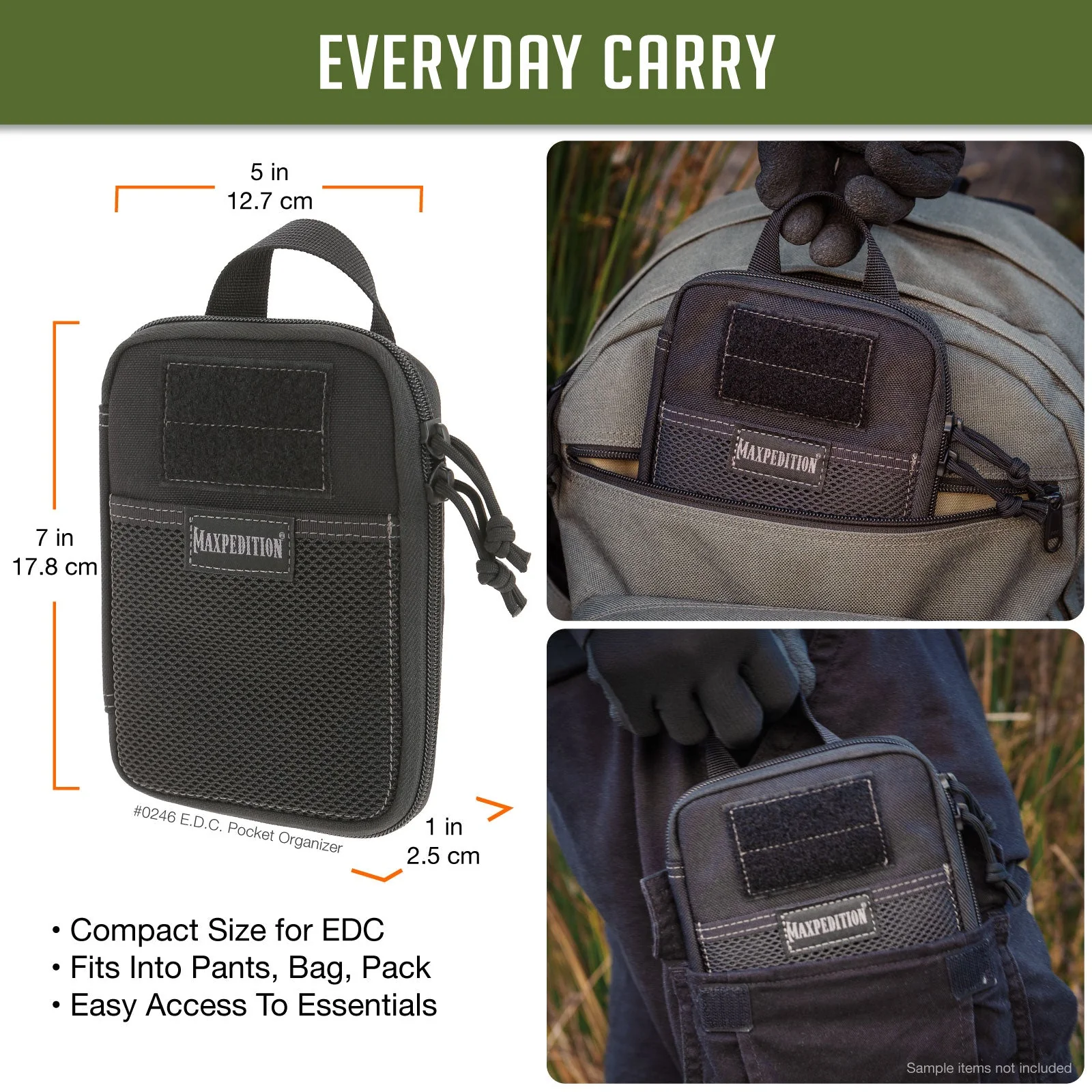 E.D.C. Pocket Organizer (Buy 1 Get 1 Free Pocket Organizer. Mix and Match in Multiples of 2. All Sales Final.) - Image 6