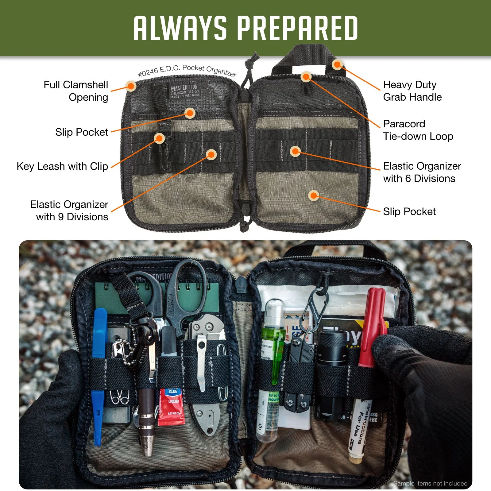 E.D.C. Pocket Organizer (Buy 1 Get 1 Free Pocket Organizer. Mix and Match in Multiples of 2. All Sales Final.) - Image 8