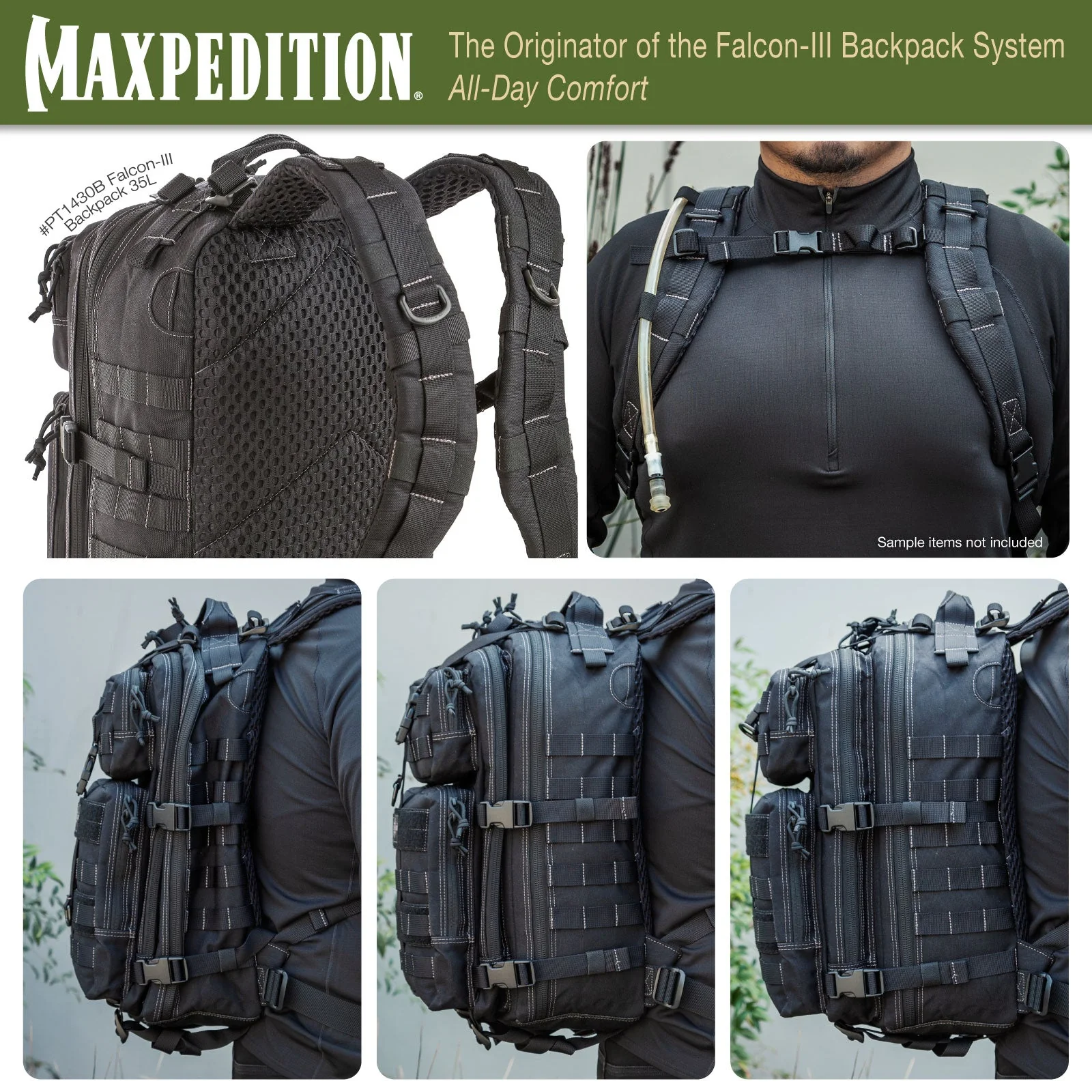 Falcon-III Backpack 35L (Buy 1 Get 1 Free. Mix and Match in Multiples of 2. All Sales Final.) - Image 10