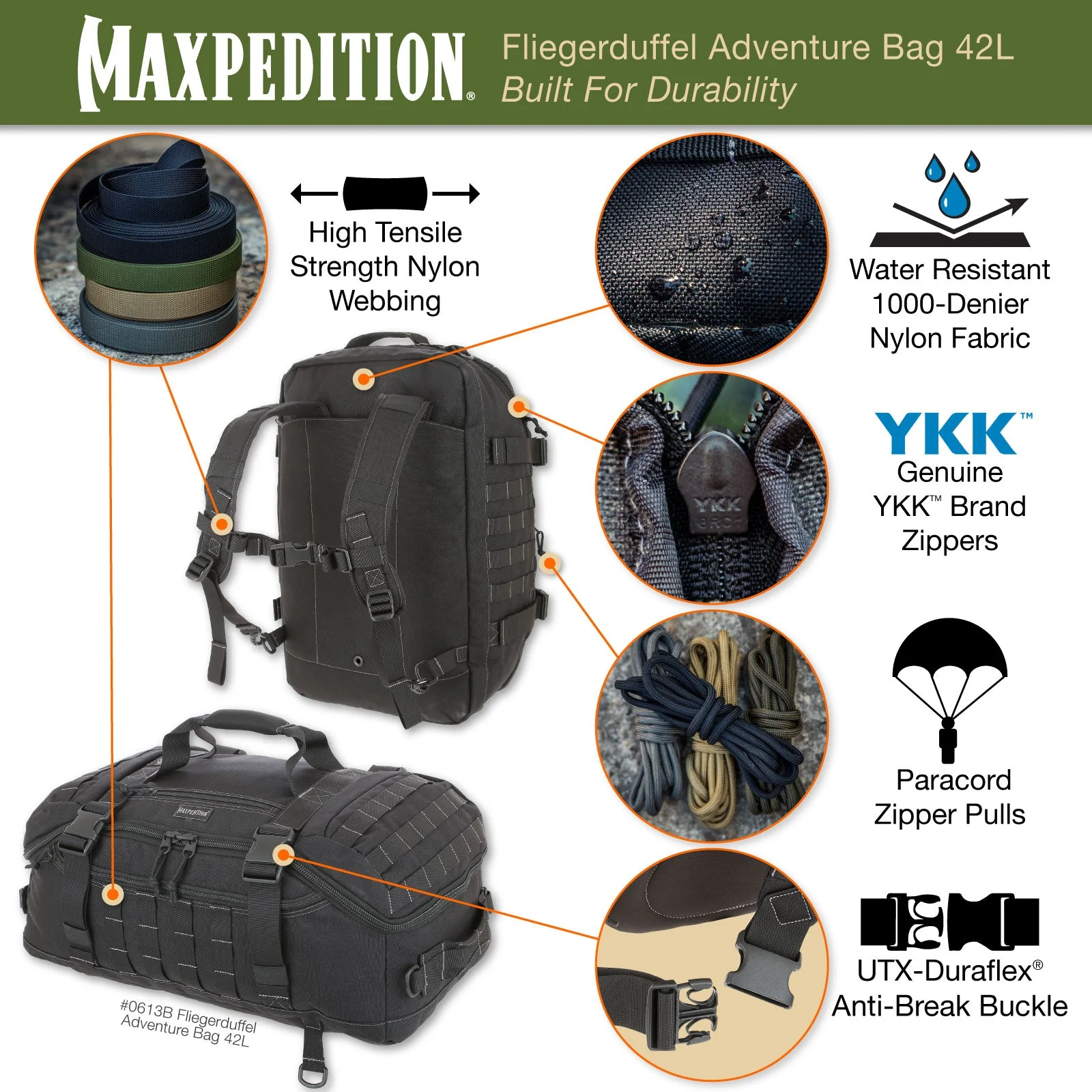 Fliegerduffel Adventure Bag 42L (Buy 1 Get 1 Free. Mix and Match in Multiples of 2. All Sales Final.) - Image 8