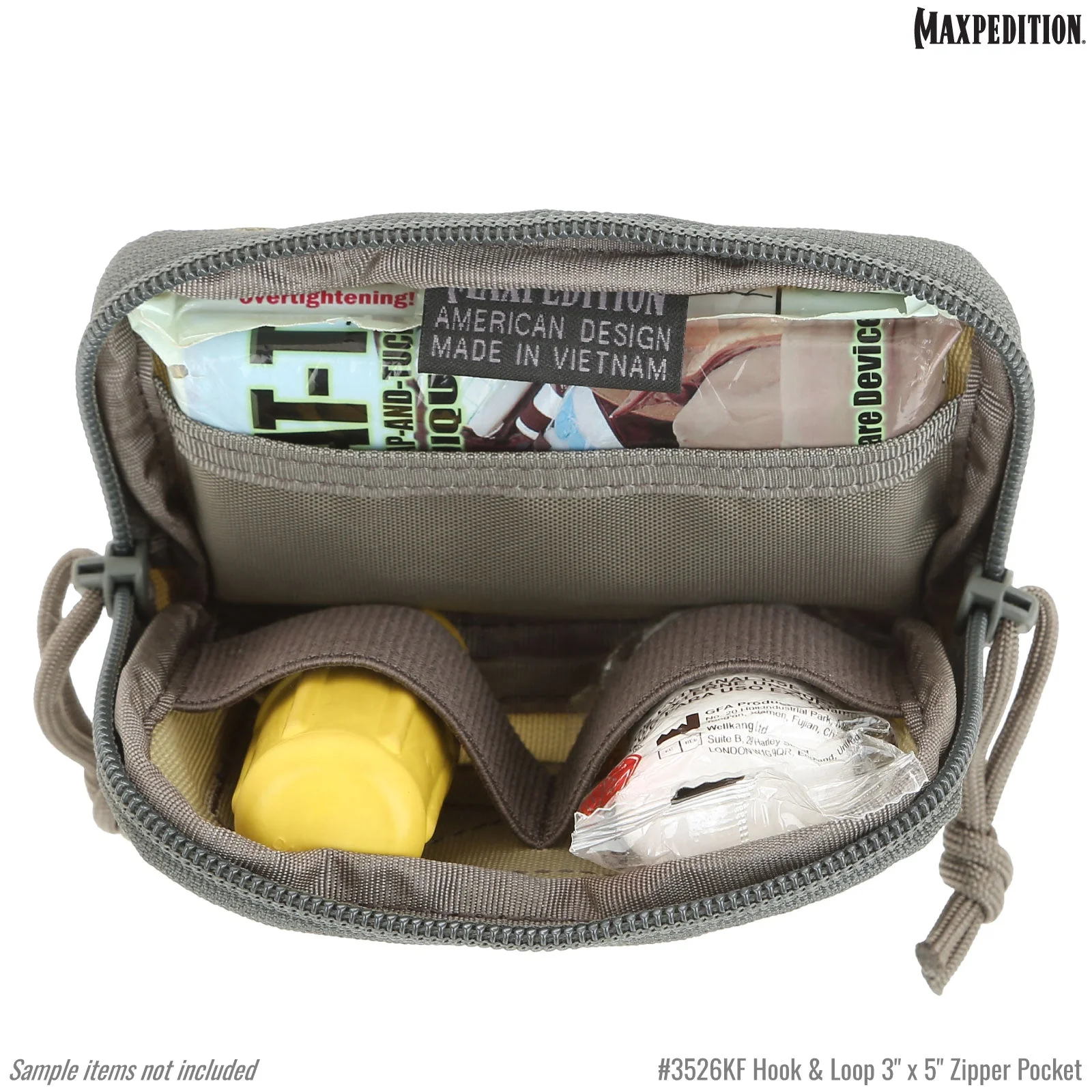 Hook & Loop 3" x 5" Zipper Pocket (Buy 1 Get 1 Free. Mix and Match in Multiples of 2. All Sales Final.) - Image 11