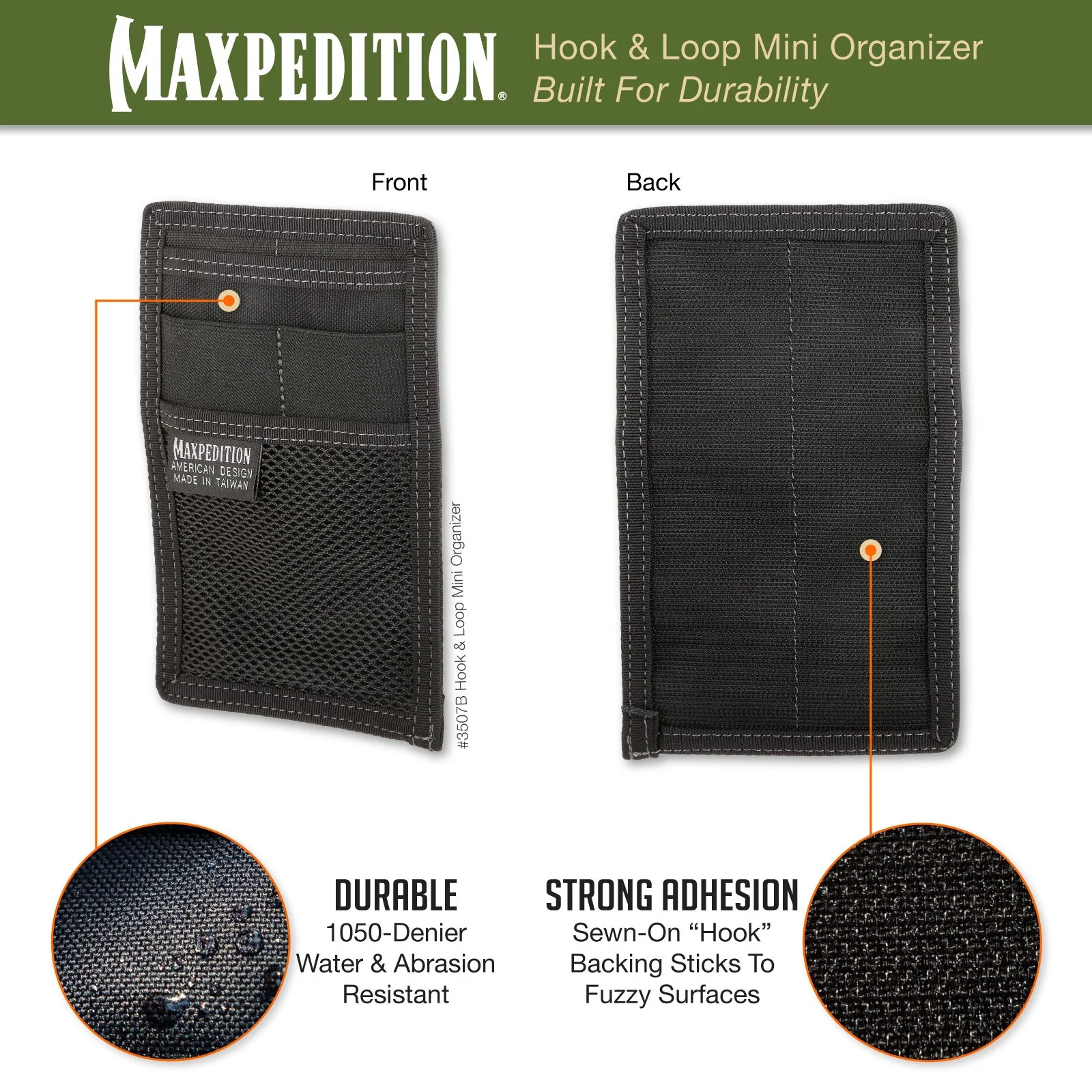Hook & Loop Mini Organizer (Buy 1 Get 1 Free. Mix and Match in Multiples of 2. All Sales Final.) - Image 3
