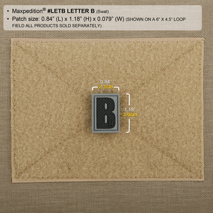 Letter B Morale Patch - Image 3