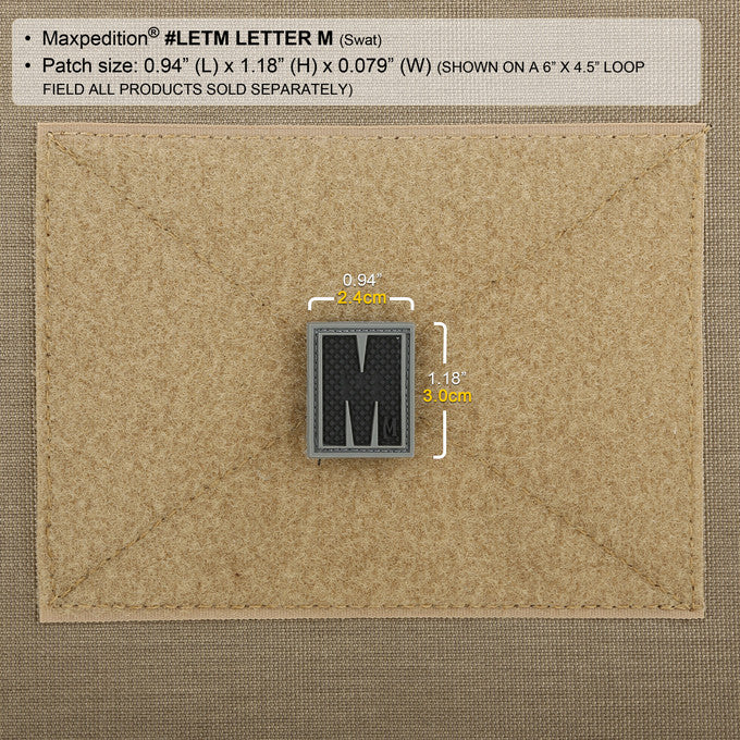 Letter M Morale Patch - Image 3
