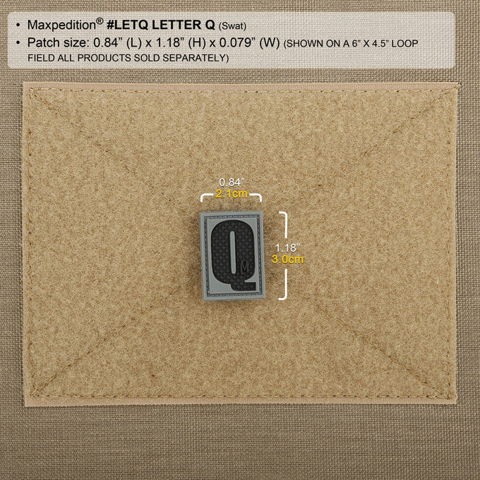Letter Q Morale Patch - Image 4