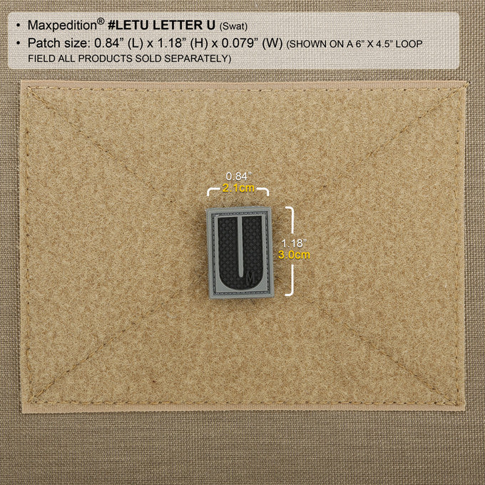 Letter U Morale Patch - Image 4