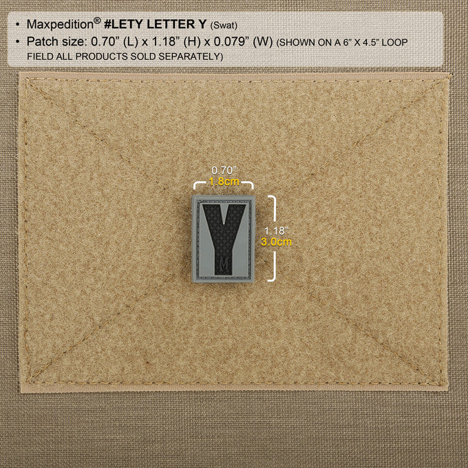 Letter Y Morale Patch - Image 4