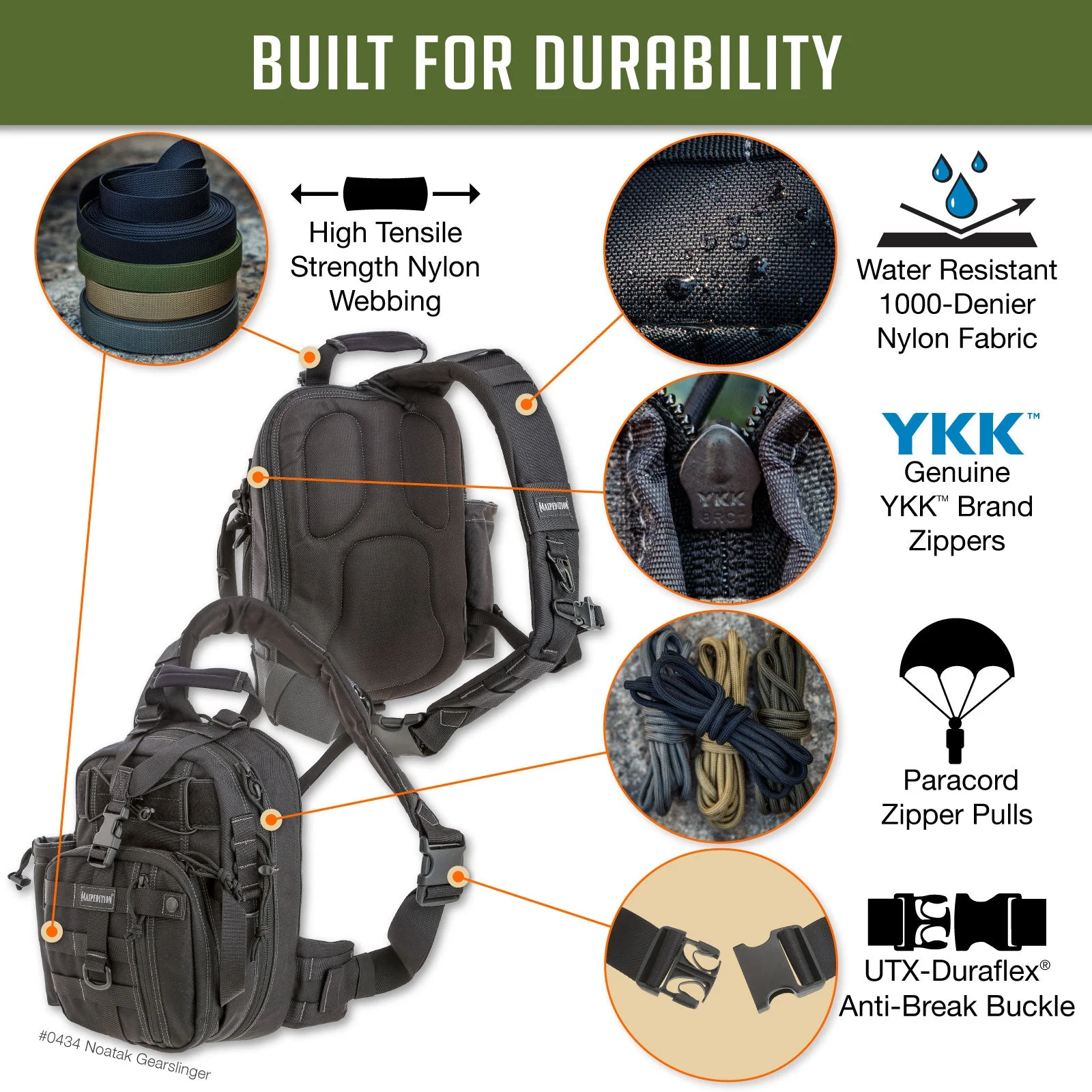 Noatak Gearslinger (Black) (Buy 1 Get 1 Free. Mix and Match in Multiples of 2. All Sales Final.) - Image 3