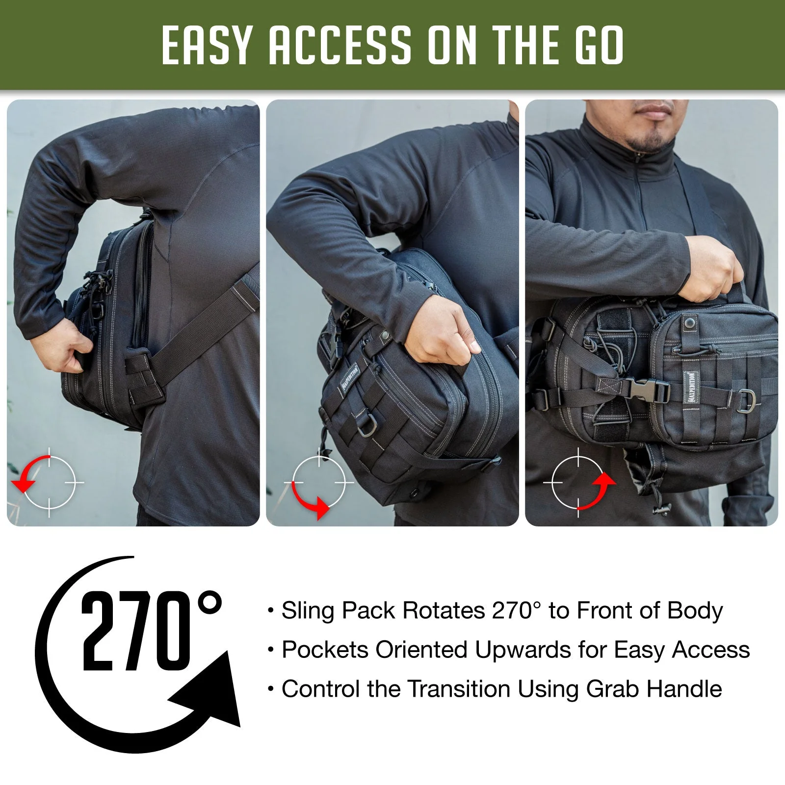 Noatak Gearslinger (Black) (Buy 1 Get 1 Free. Mix and Match in Multiples of 2. All Sales Final.) - Image 4