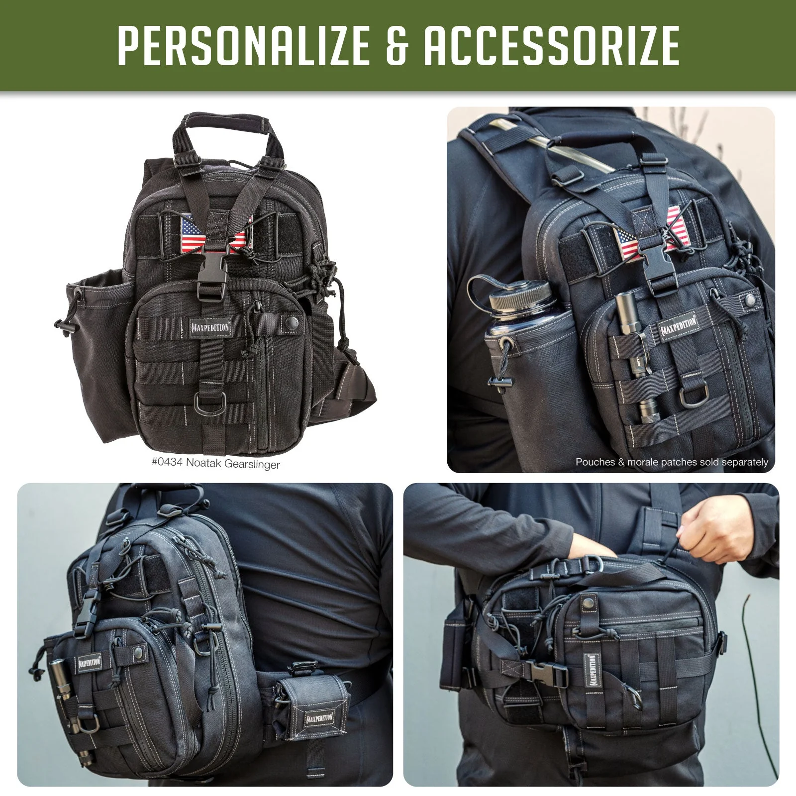 Noatak Gearslinger (Black) (Buy 1 Get 1 Free. Mix and Match in Multiples of 2. All Sales Final.) - Image 6