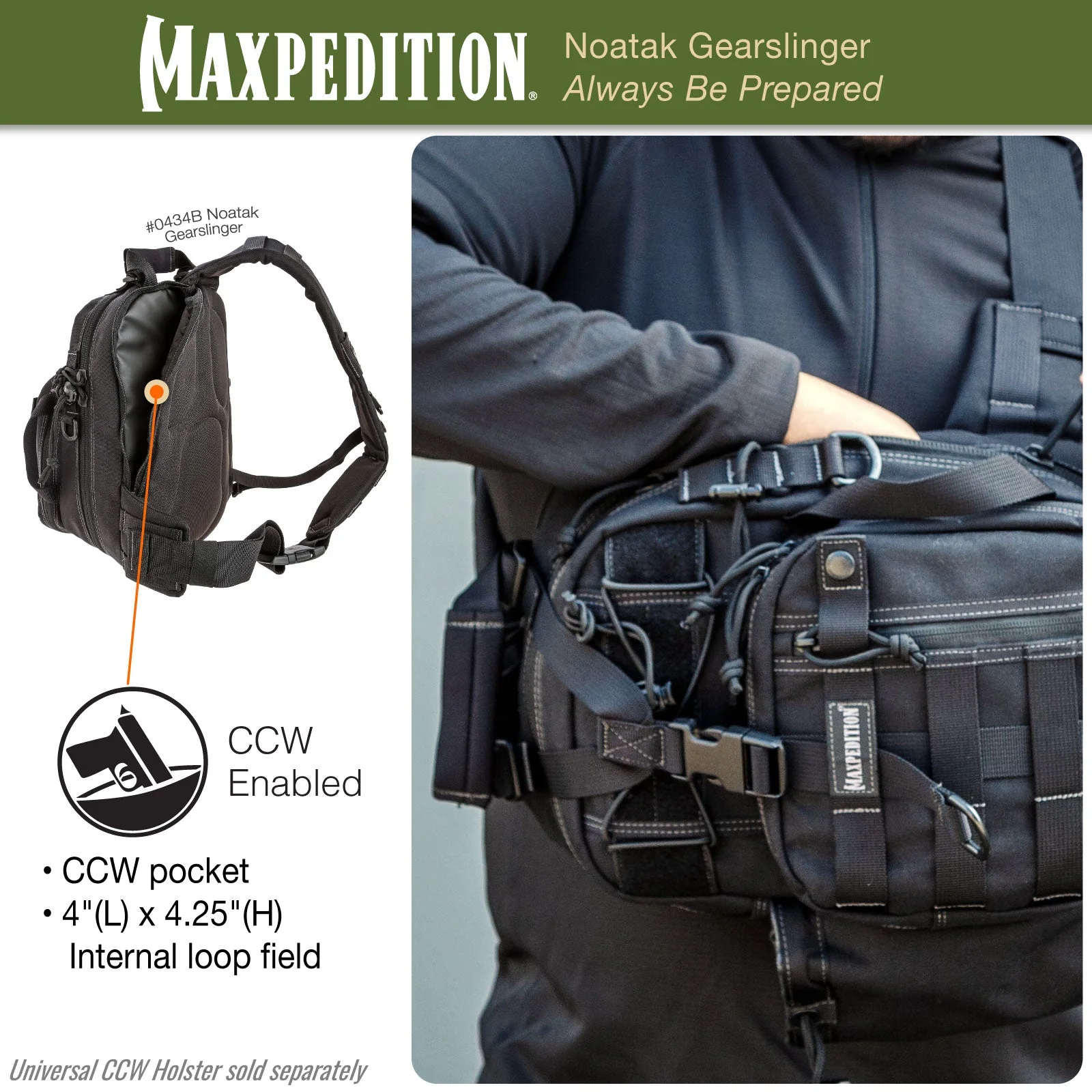 Noatak Gearslinger (Black) (Buy 1 Get 1 Free. Mix and Match in Multiples of 2. All Sales Final.) - Image 7
