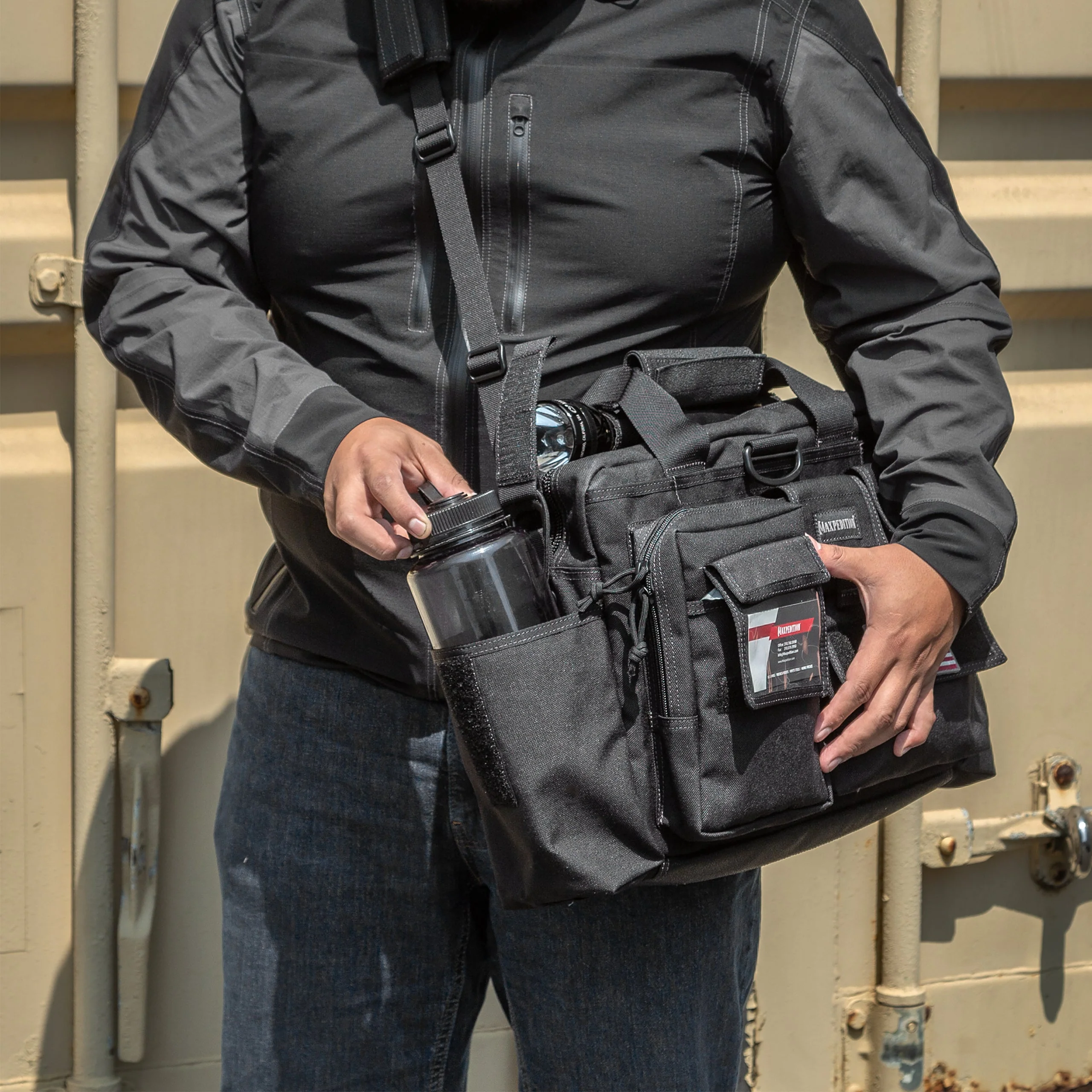 Operator Tactical Attache (Black) (Buy 1 Get 1 Free. Mix and Match in Multiples of 2. All Sales Final.) - Image 5