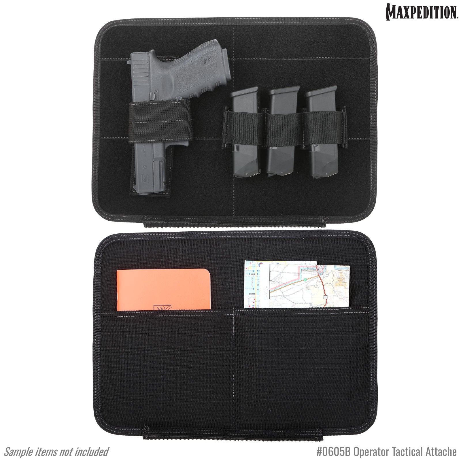 Operator Tactical Attache (Black) (Buy 1 Get 1 Free. Mix and Match in Multiples of 2. All Sales Final.) - Image 7