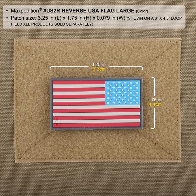 Reverse USA Flag Morale Patch (Large) - Image 4