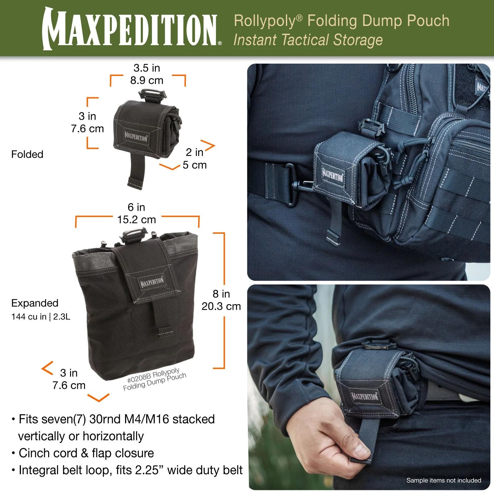 Rollypoly Folding Dump Pouch - Image 7