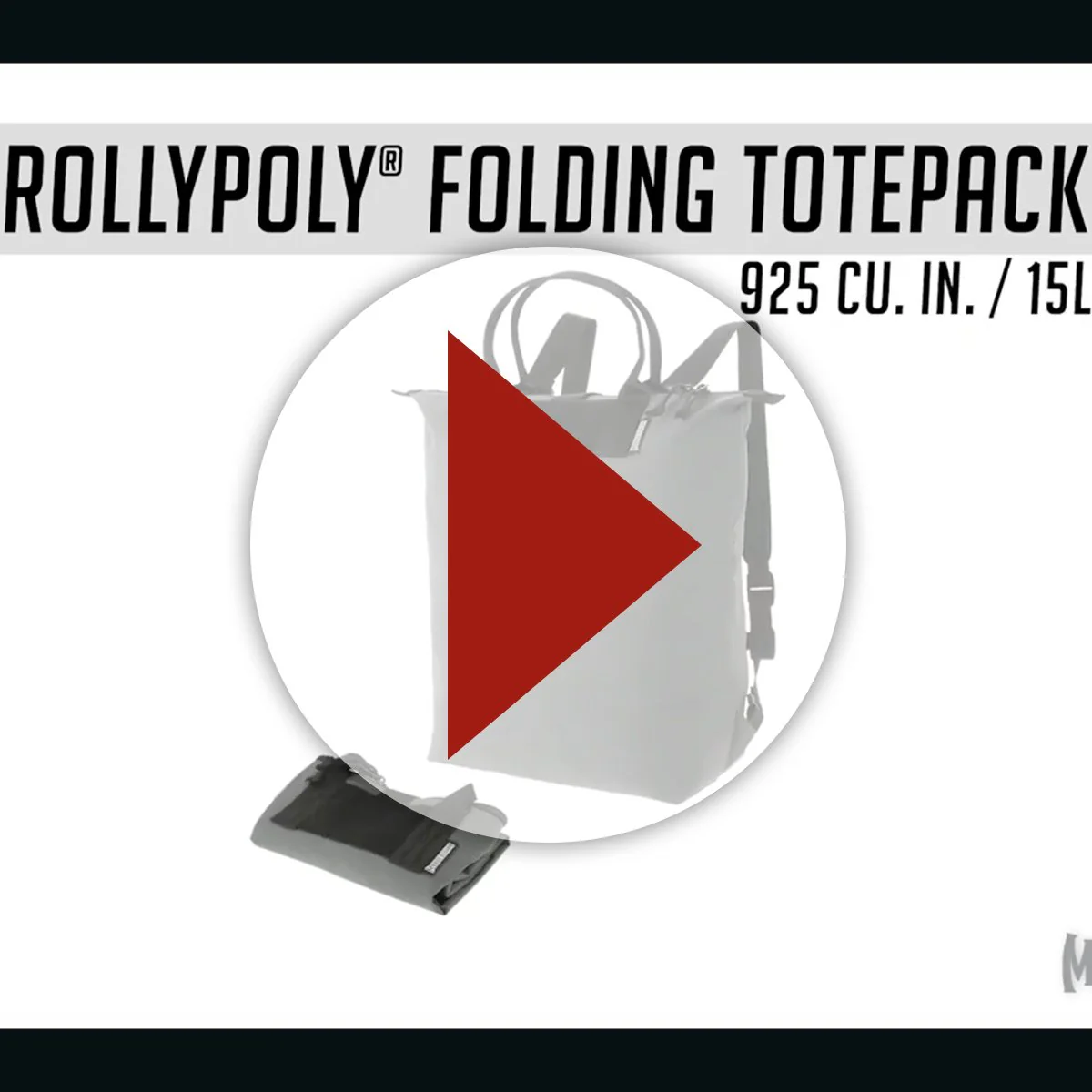 Rollypoly Folding Totepack (CLOSEOUT SALE. FINAL SALE.) - Image 7