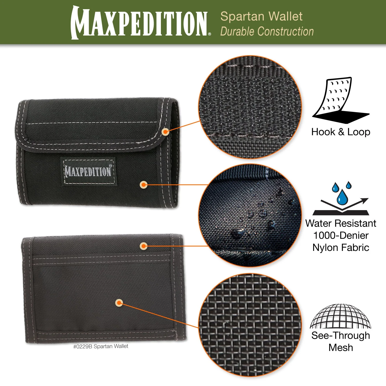 Spartan Wallet (Buy 1 Get 1 Free. Mix and Match in Multiples of 2. All Sales Final.) - Image 5