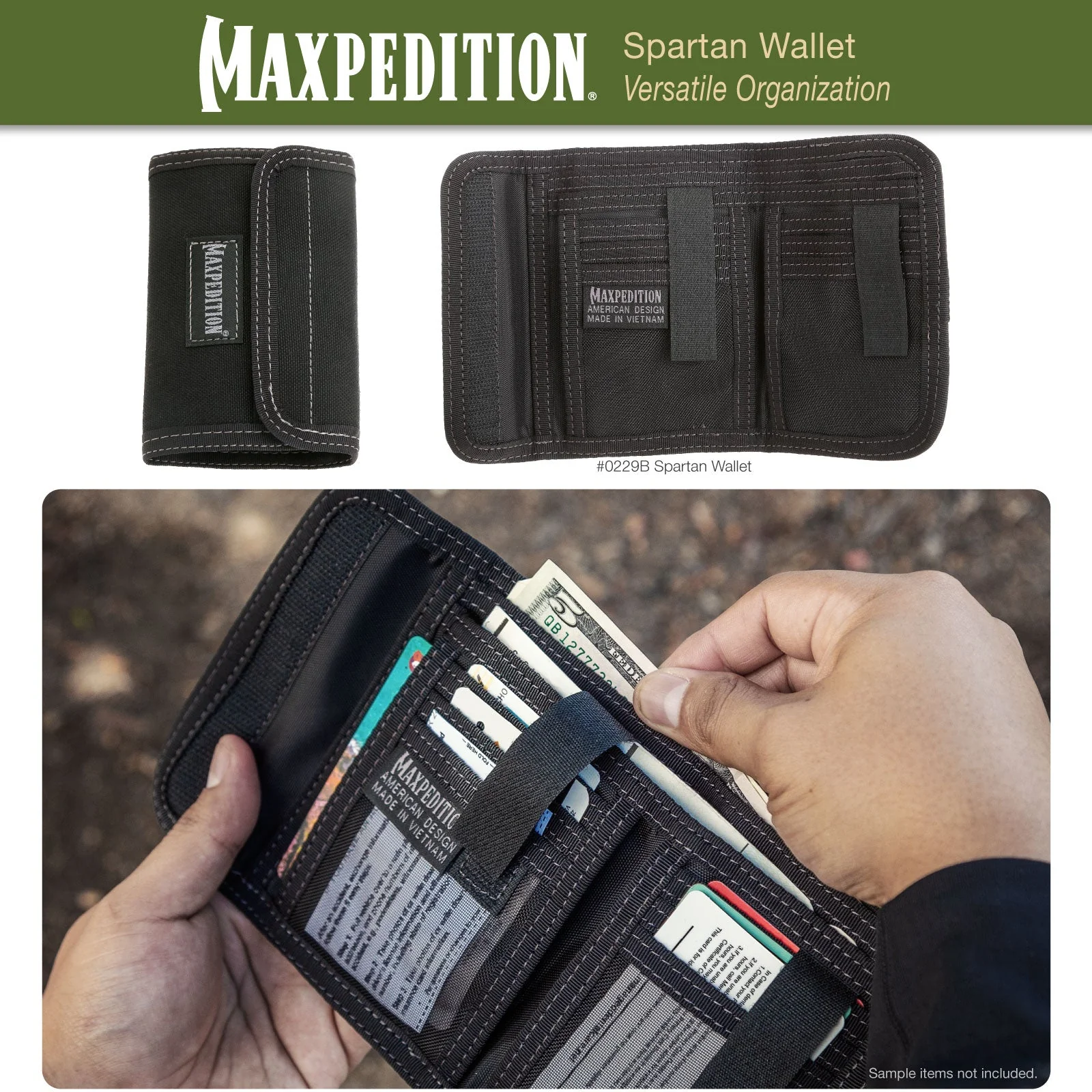 Spartan Wallet (Buy 1 Get 1 Free. Mix and Match in Multiples of 2. All Sales Final.) - Image 6