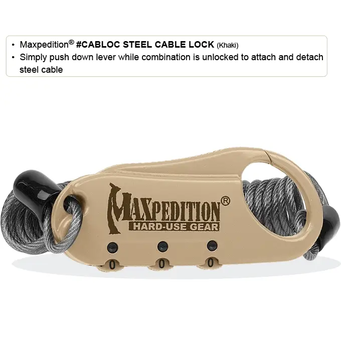 Steel Cable Lock - Image 6