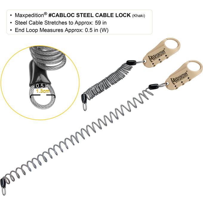 Steel Cable Lock - Image 8