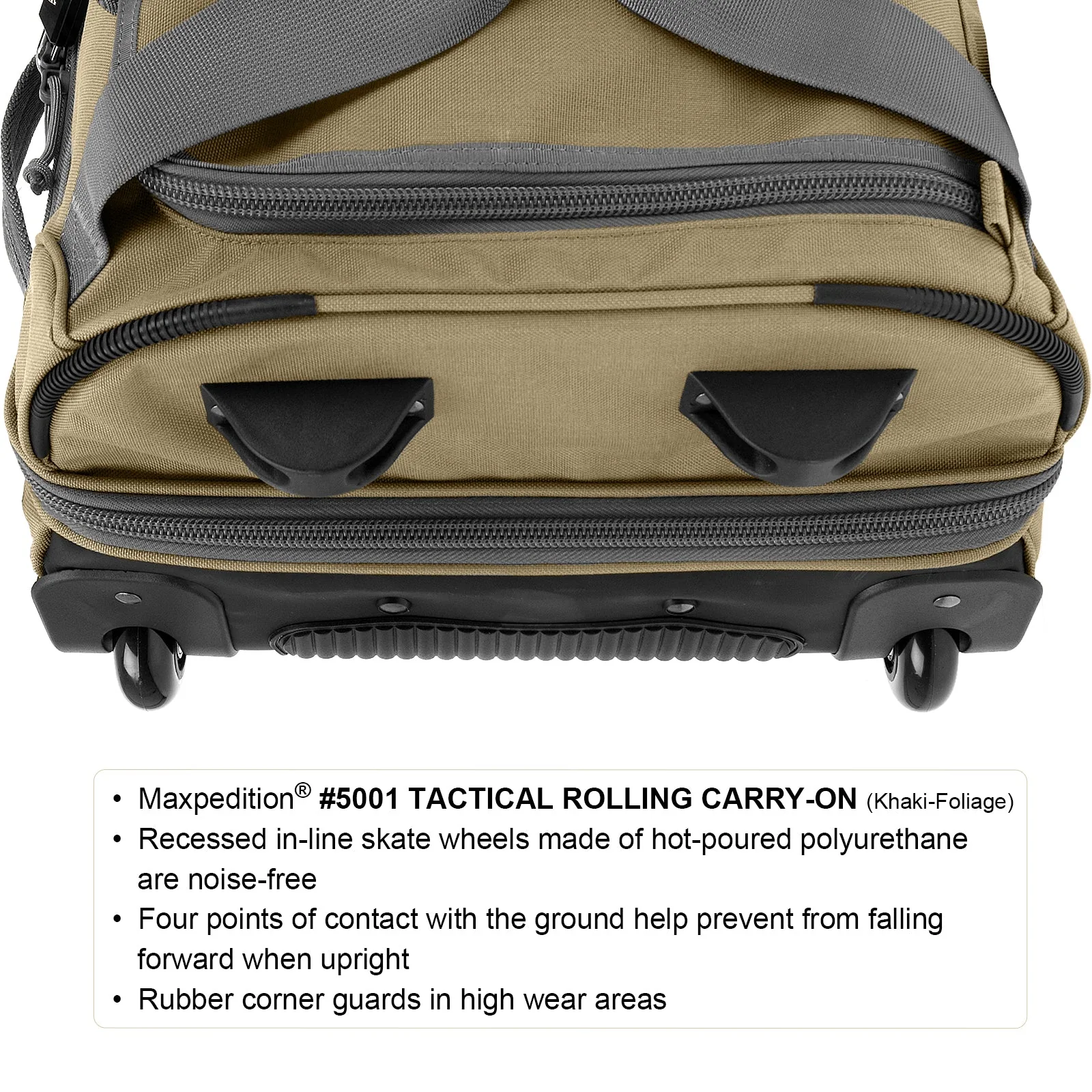 Tactical Rolling Carry-On Luggage (Buy 1 Get 1 Free. Mix and Match in Multiples of 2. All Sales Final.) - Image 10