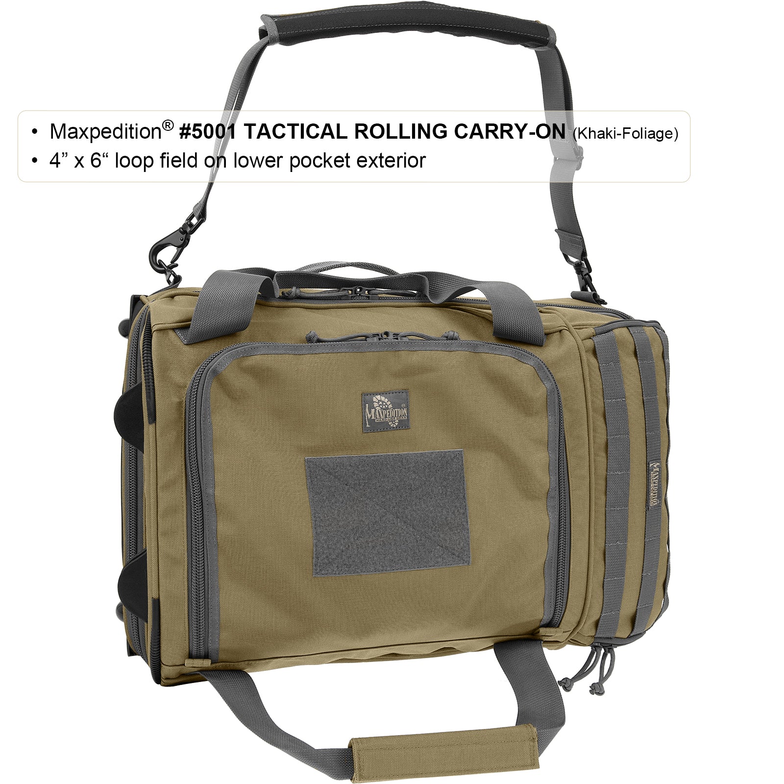 Tactical Rolling Carry-On Luggage (Buy 1 Get 1 Free. Mix and Match in Multiples of 2. All Sales Final.) - Image 12