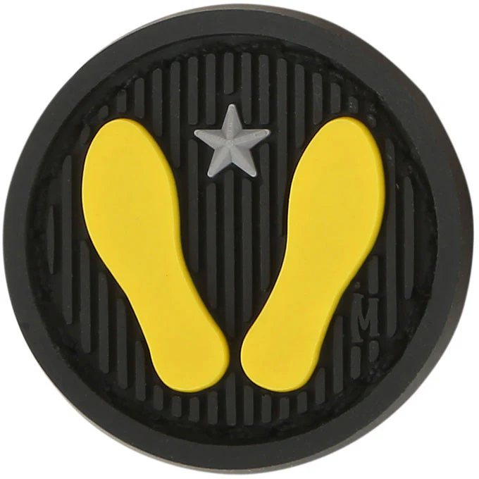 Yellow Footprints Morale Patch - Image 2
